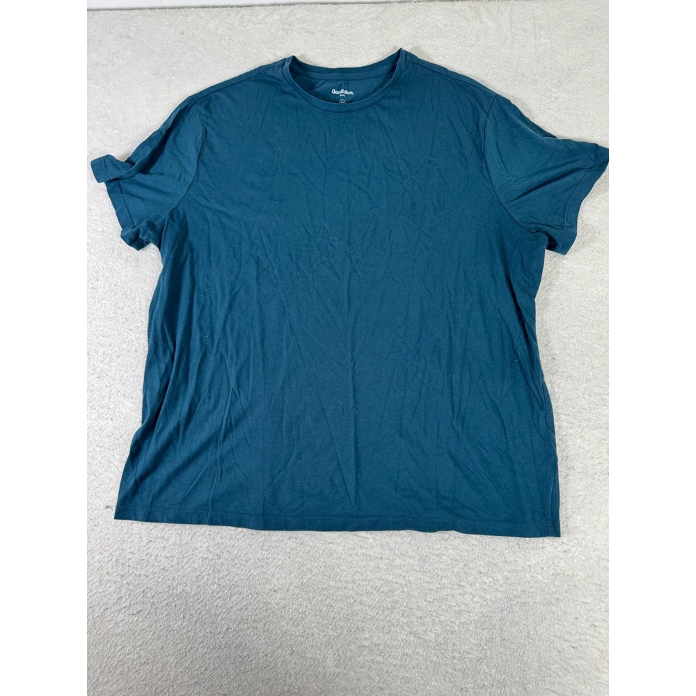 Goodfellow & Co T-Shirt Mens XXL Teal Excellent Every Wear Tee Short Sleeve